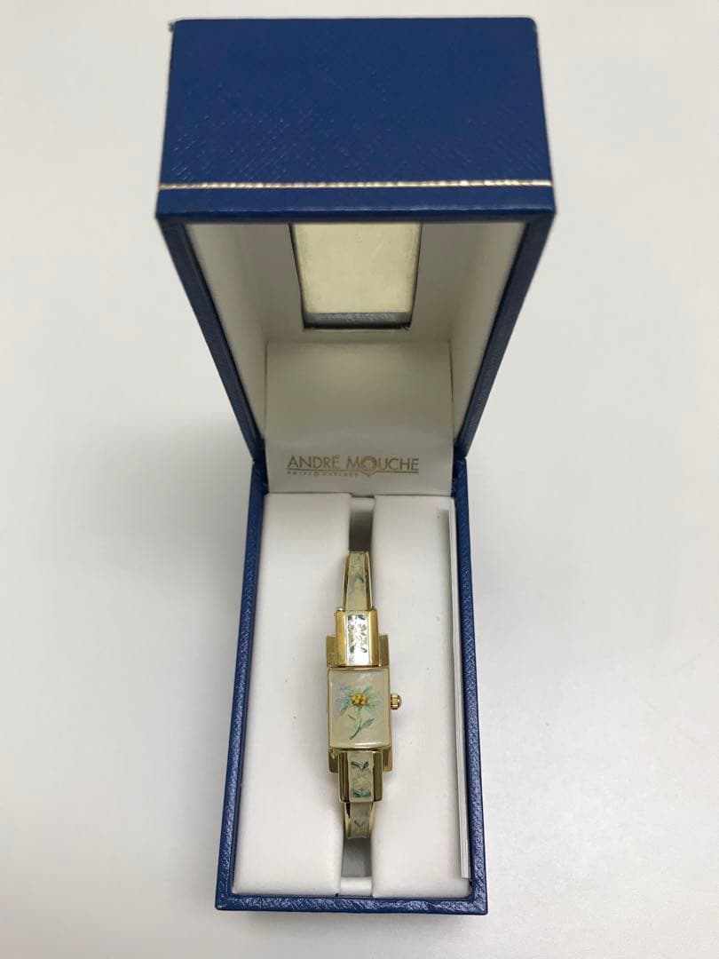 TJ 　アンデレムッシュ花柄クォーツ時計　T.1324