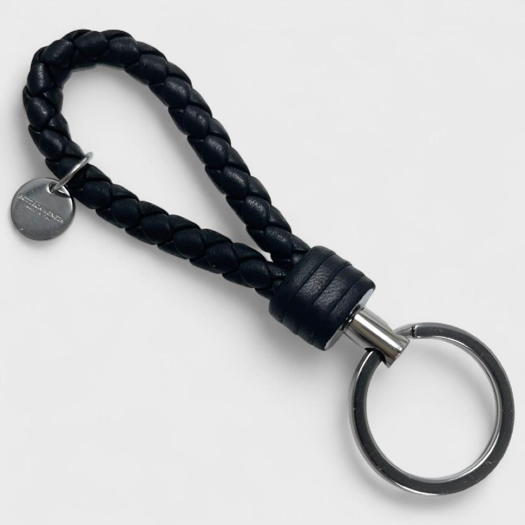 BOTTEGA VENETA ボッテガヴェネタ イントレチャート キーリング 革