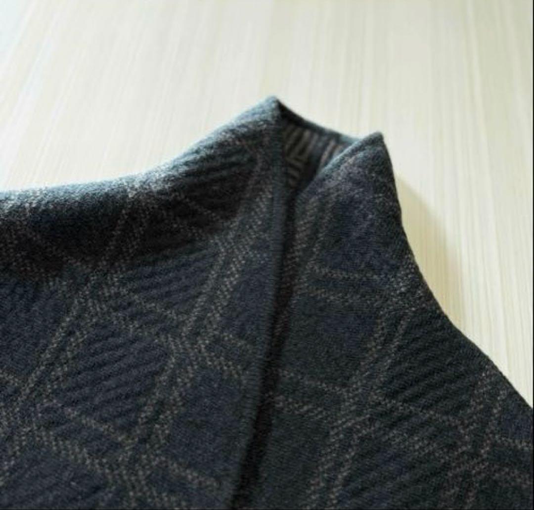 ロロピアーナ　ベビーカシミヤ　リバーシブルロングジレ