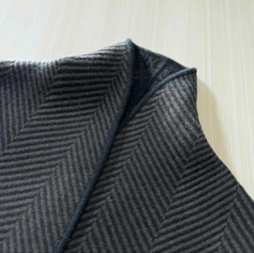 ロロピアーナ　ベビーカシミヤ　リバーシブルロングジレ