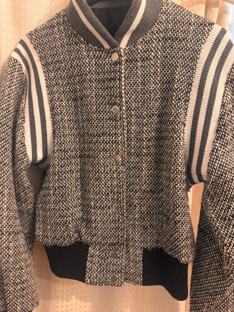 sheller /シェリエ ツイードブルゾン