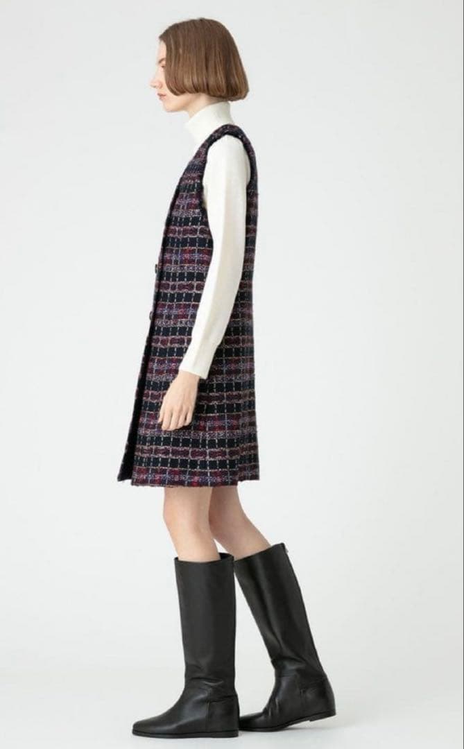 ♡ルルウィルビー MALHIA KENTチェックツイードワンピース♡