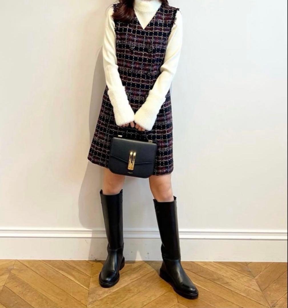 ♡ルルウィルビー MALHIA KENTチェックツイードワンピース♡