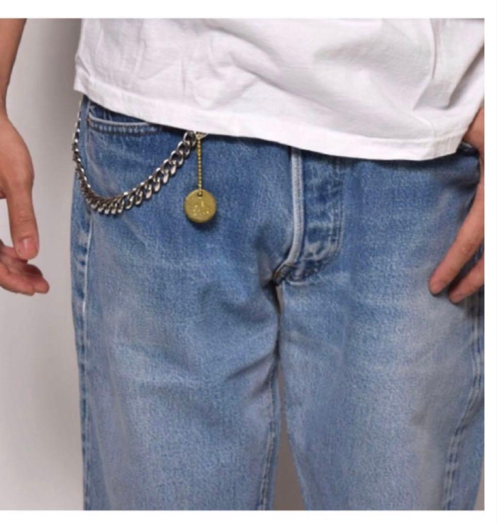 【美品】完売品 US三軒茶屋 ヘビーゲージウォレットチェーン 東京インディアンズ