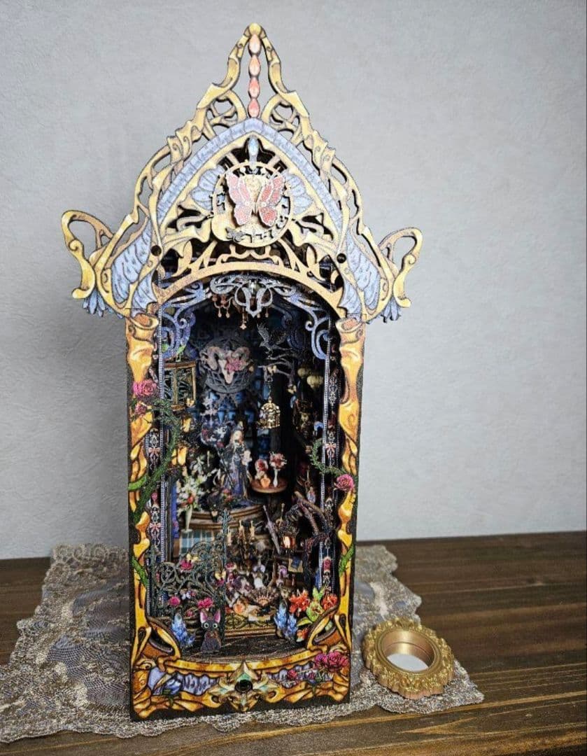 【期間限定値下】ドールハウス「魔女の宮殿」★ブックヌック★完成品★ドールハウス