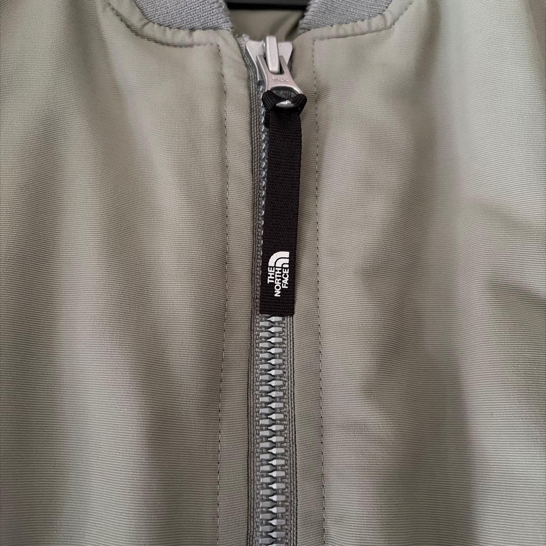 THE NORTH FACE ライトカーキ色 ナイロン中綿ジャケット XL