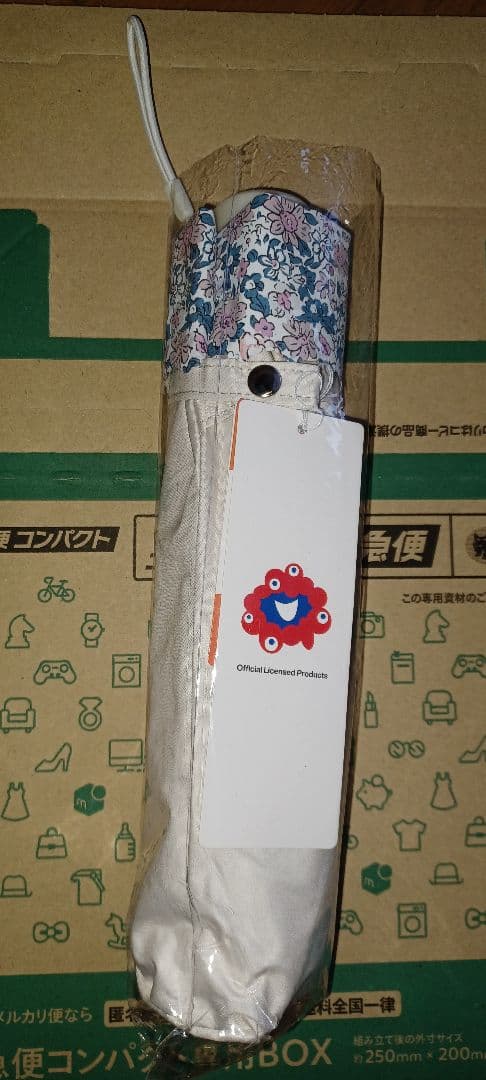 あ*さ様 ミャクミャク　折り畳み傘　リバティ柄　晴雨兼用 折りたたみ傘 UVカッ
