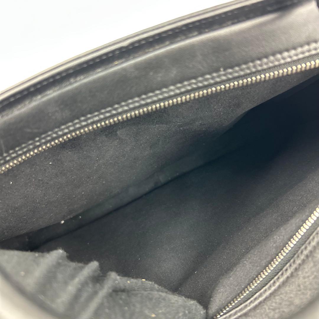 【美品】ダンヒル　センチュリーマン　ビジネスバッグ　2層　dロゴ　オールレザー