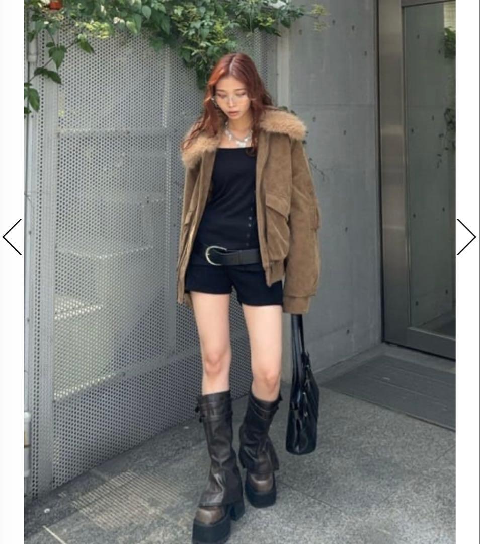 《即完売品》SLY WASHED PUFFER ブルゾン/ベージュ/スライ新品