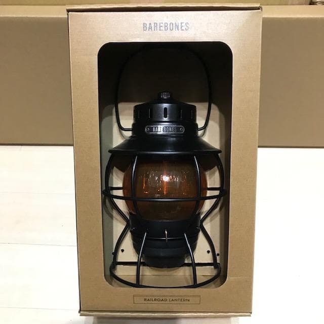 【カスタム 】ベアボーンズ LED レイルロードランタン アンバー