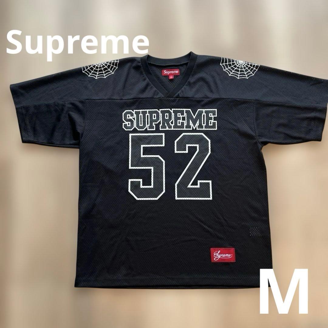 美品Supreme Spiderweb Football Jersey