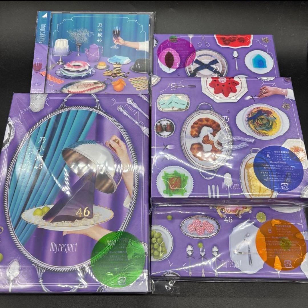 乃木坂46 My respect 完全生産限定盤＋初回ABC通常盤5形態セット