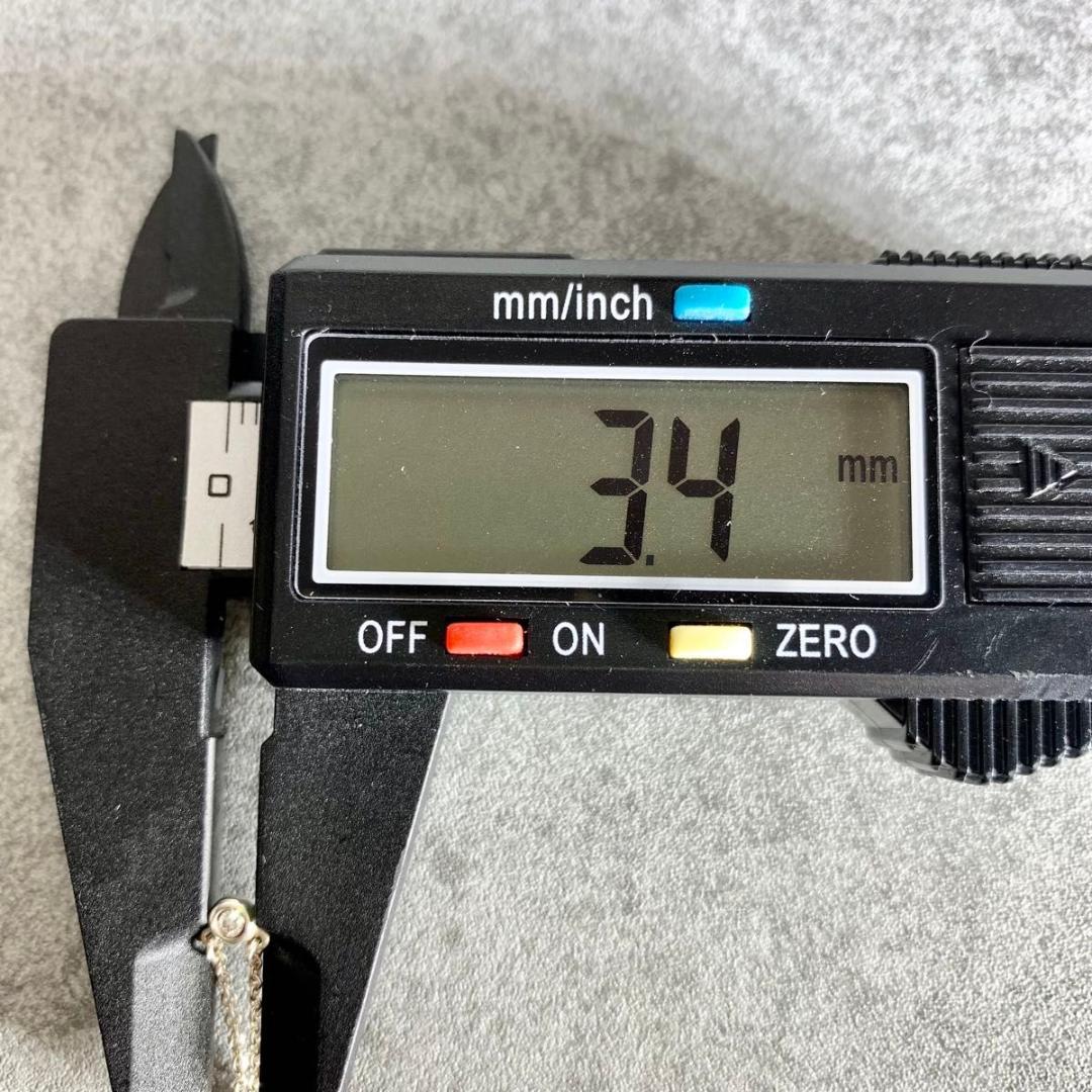 ティファニー 3.4mm 1P ダイヤモンド バイザヤード ネックレス XW4e