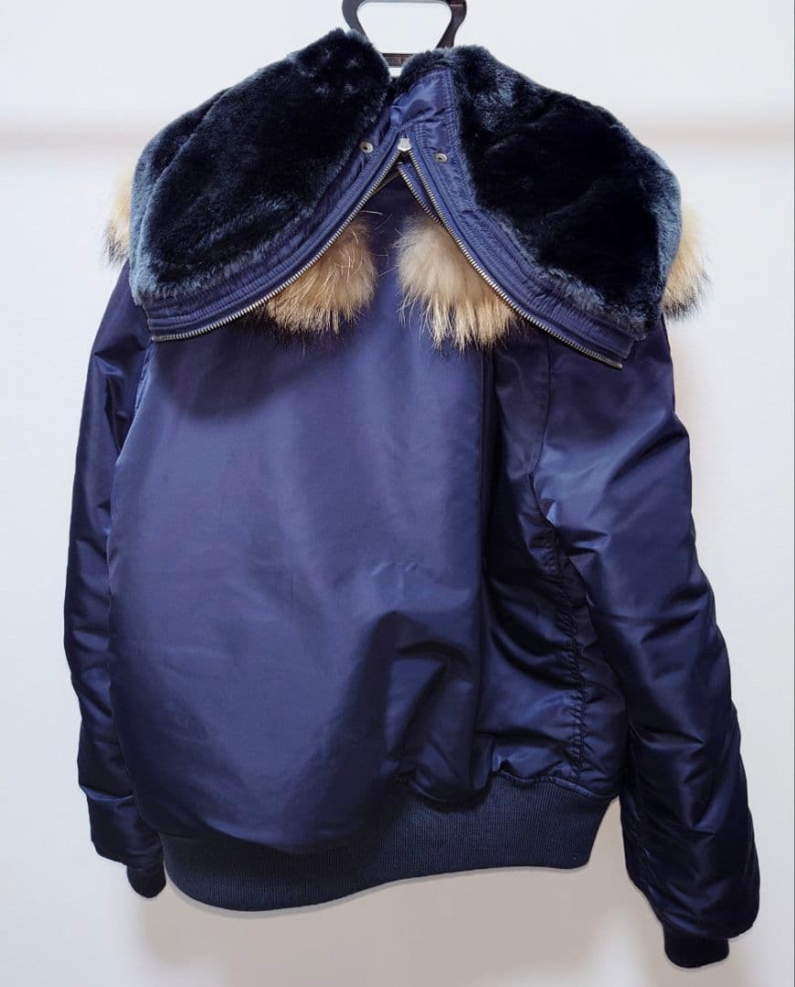 【送料無料】AVIREX N-2B ネイビー XL リアルファー