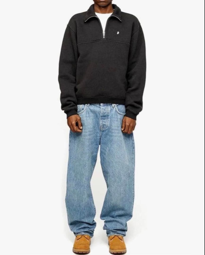 stussy ハーフジップ