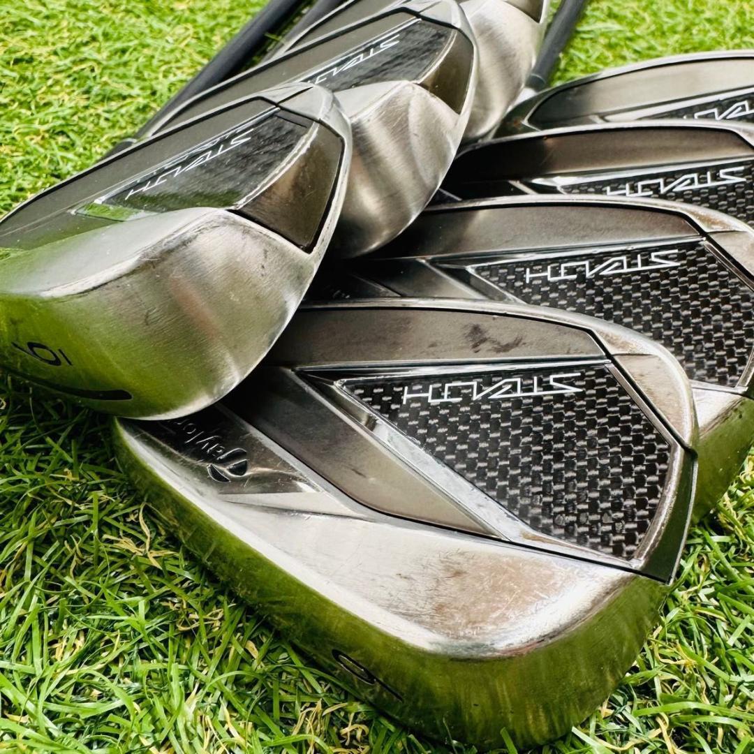 【良品】初心者推奨 テーラーメイド ステルス メンズアイアンセット 7本 R