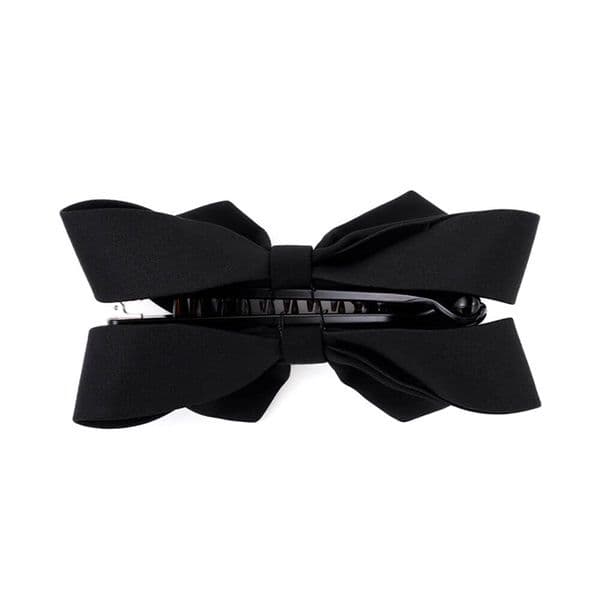 新品未使用　コンプレックスビス　 プレーンリボン　バナナクリップ(ブラック)