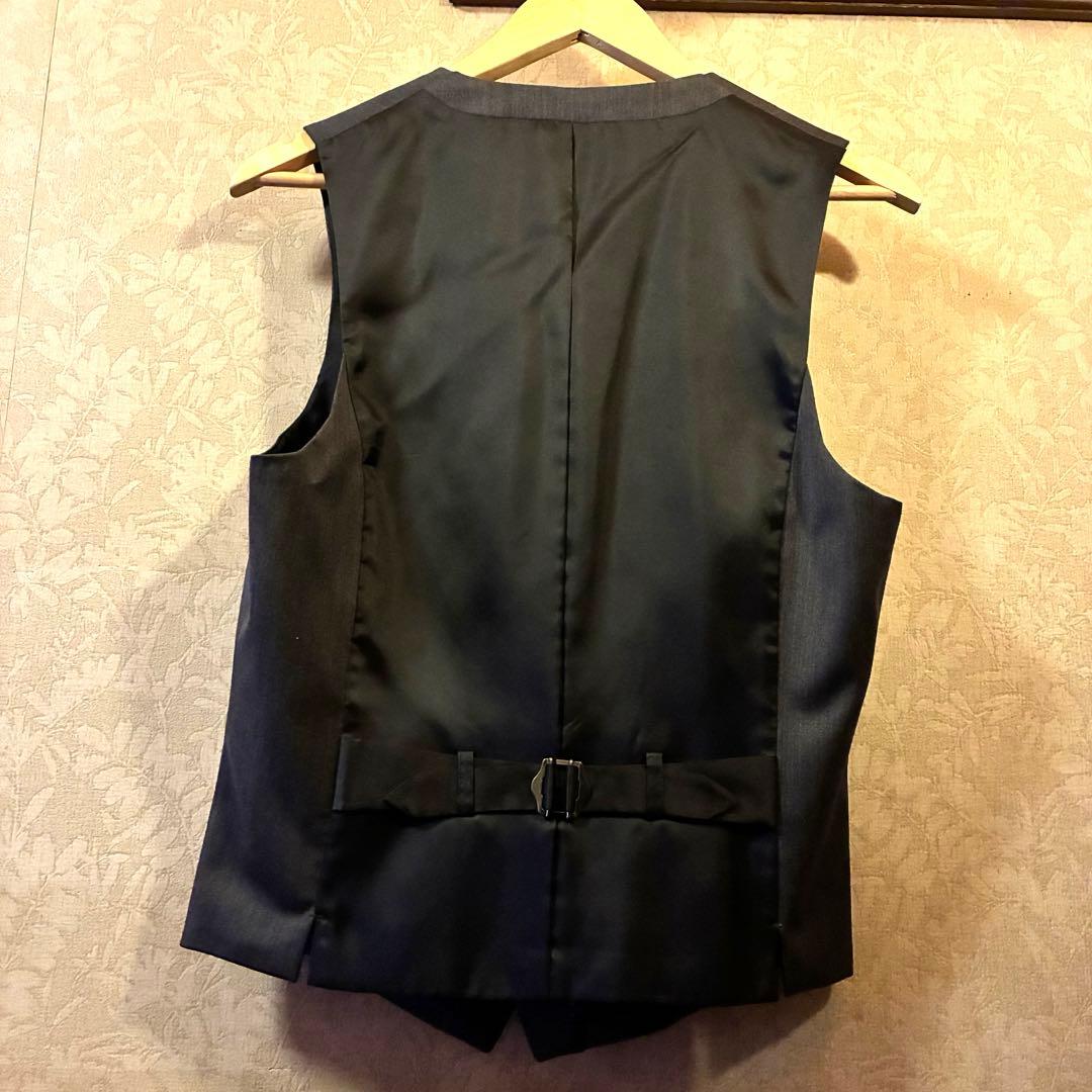 【ほぼ新品】P.S.F.A メンズスーツ ダークグレー(暗灰色) Y6 3ピース