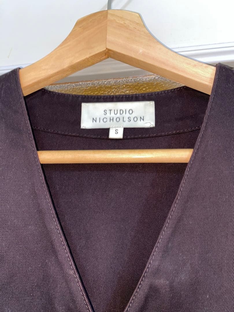 STUDIO NICHOLSON main jacket ノーカラージャケット