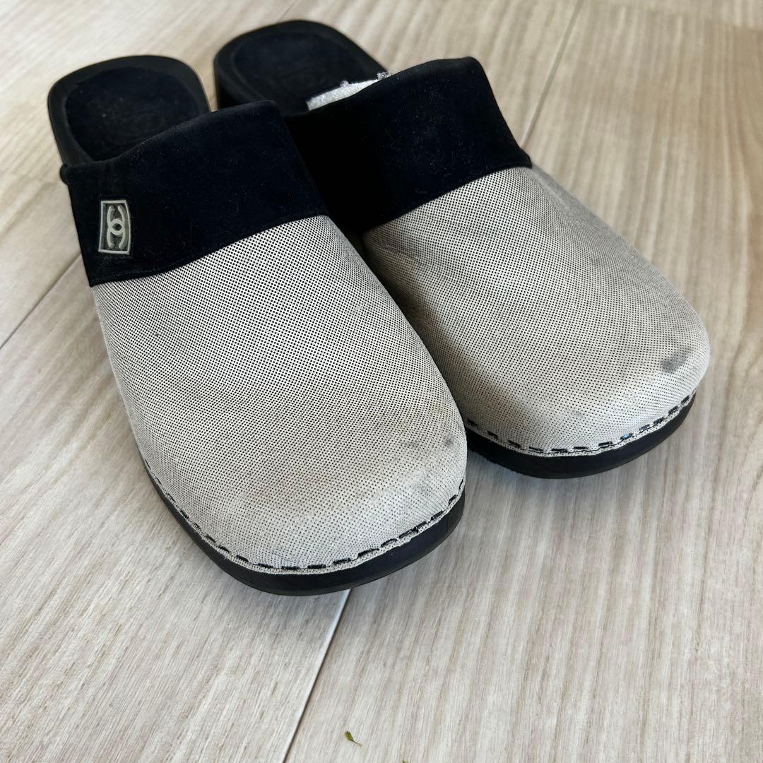 シャネル スポーツ サボ ミュール スリッポン サンダル CHANEL 靴
