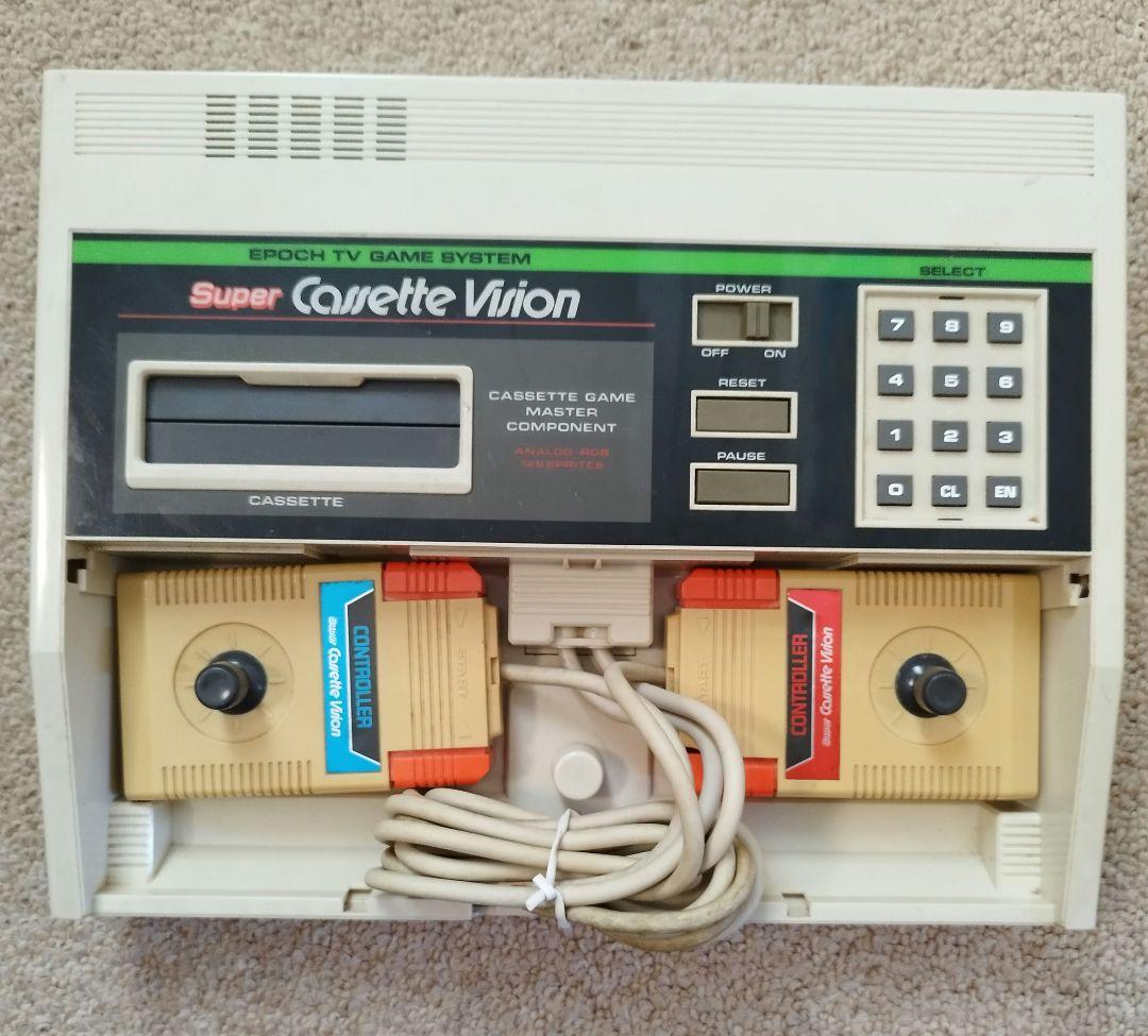 エポック社　スーパーカセットビジョン　カセット10本つき　ジャンク