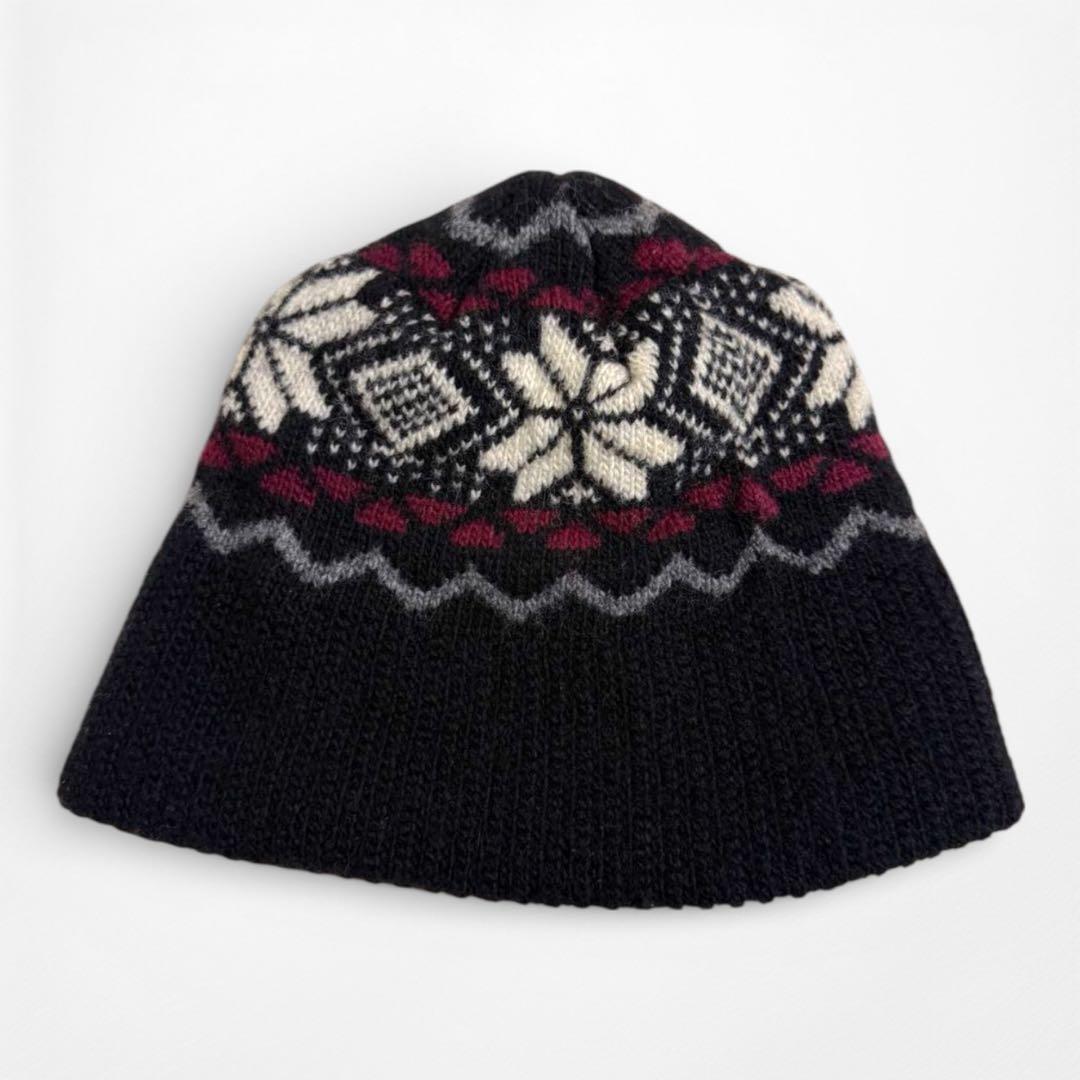 05AW 希少 Dior homme グラム期 ネイティブ ビーニー ニット帽