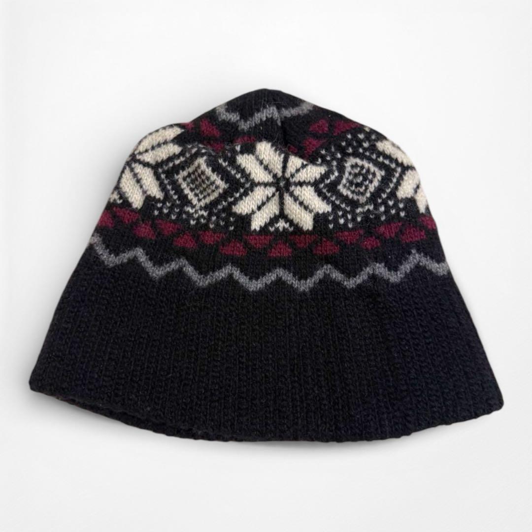 05AW 希少 Dior homme グラム期 ネイティブ ビーニー ニット帽