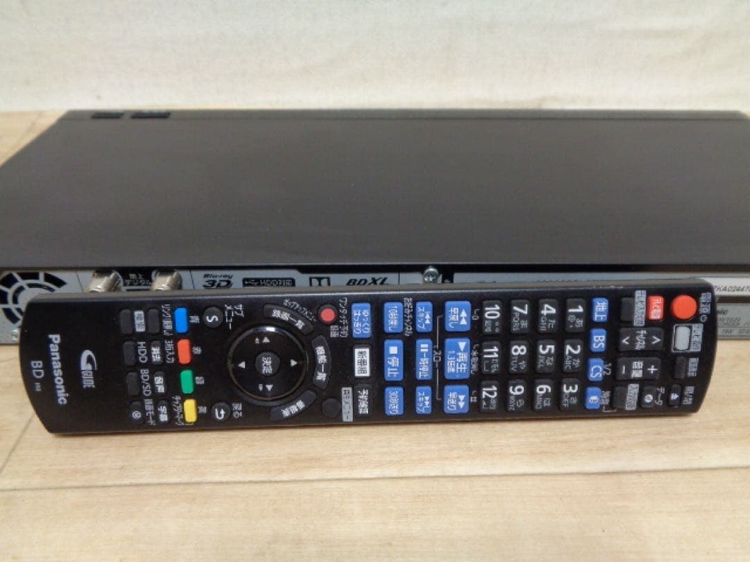 パナソニックブルーレイレコーダーDMR-BRW1020中古品☆番組同時録画可能