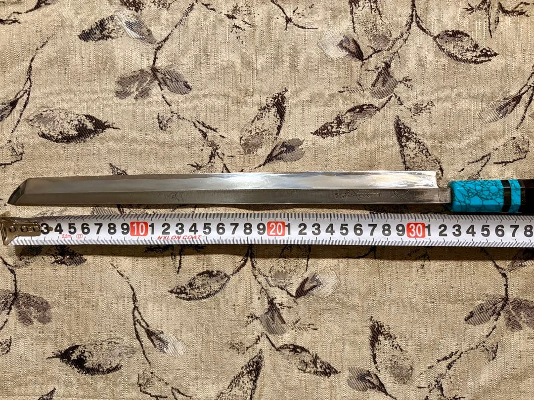 有次 刺身包丁 先丸 白ニ鋼 特製　尺. 刃渡り32cm 日本製