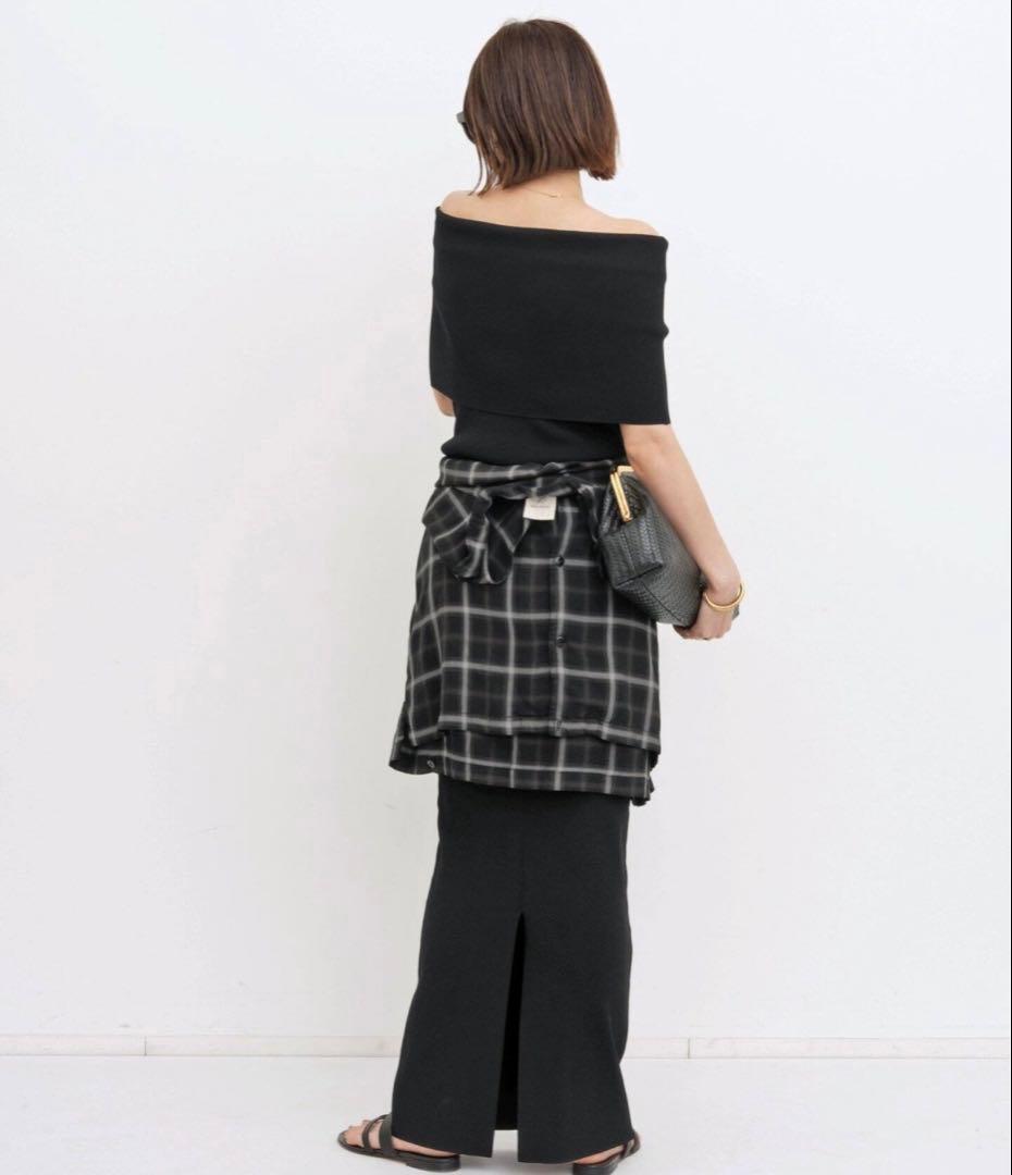 L'Appartementオフショルダーニット Off shoulder Top