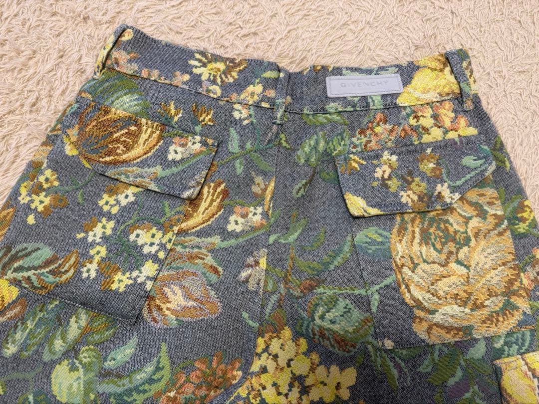 givenchy花柄カーゴパンツ　美品