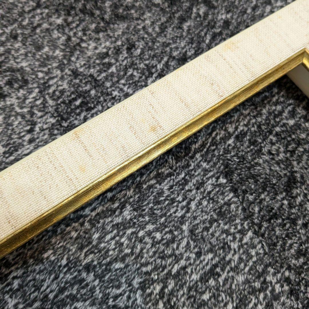 ライナー付き　アンティーク調　額縁　油絵　Ｆ8 　2面セット　2枚