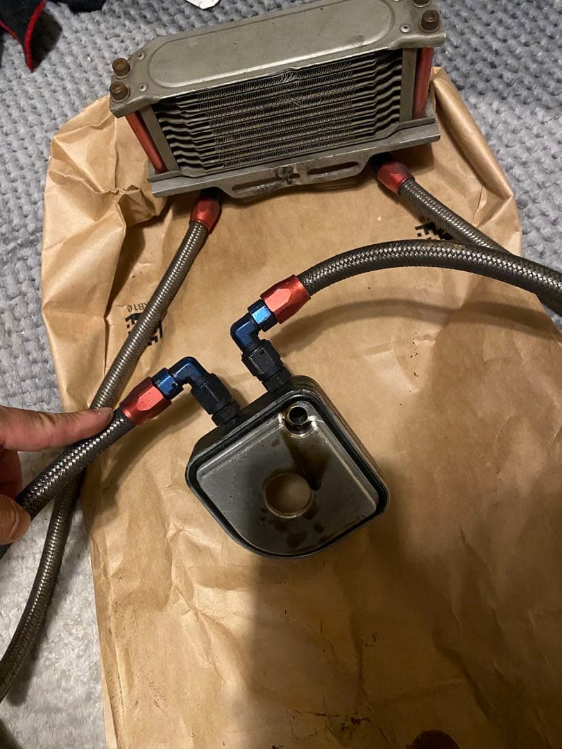 cb250t オイルクーラー