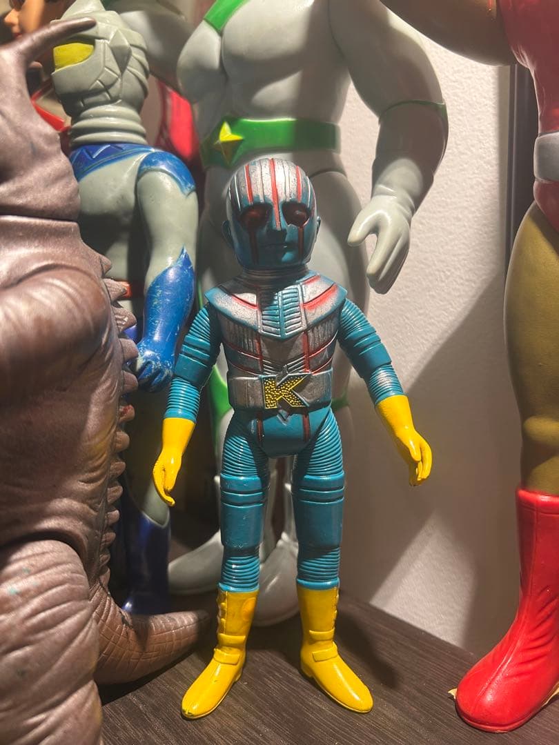 当時物　ロボット刑事　ソフビ　約20cm 検）マルサン ブルマァク　旧バンダイ