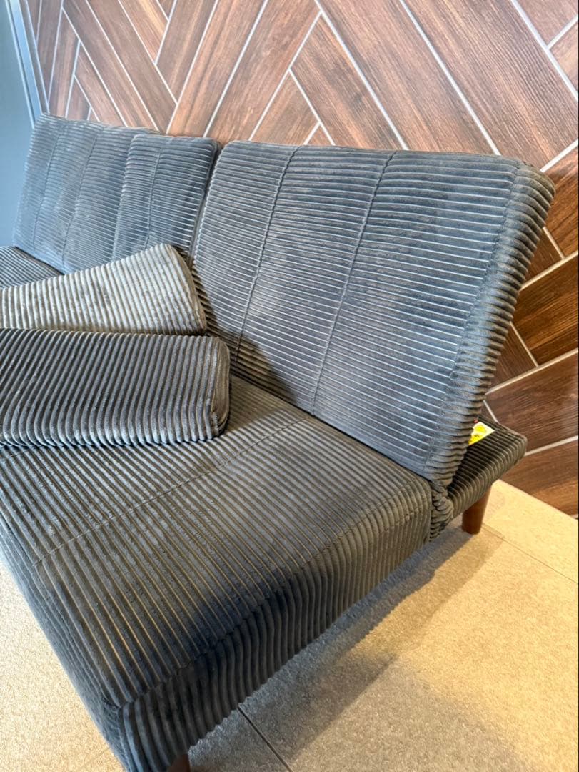 FLEXISPOT XB1カップホルダー付き　ソファベッド　ファブリックソファ