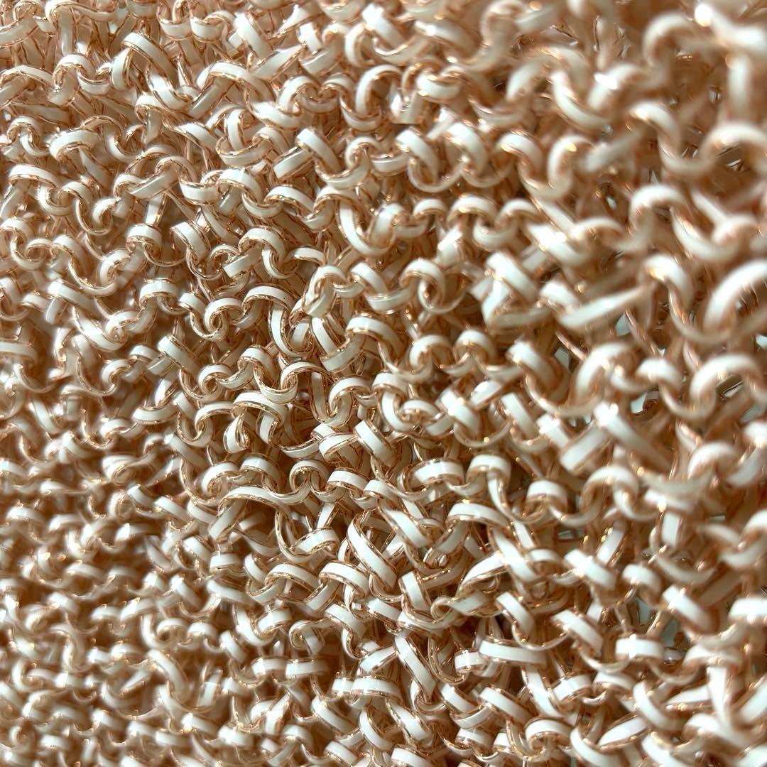 ふくあり様ANTEPRIMAワイヤーバッグ PVC スクエアラージ ピンク 希少