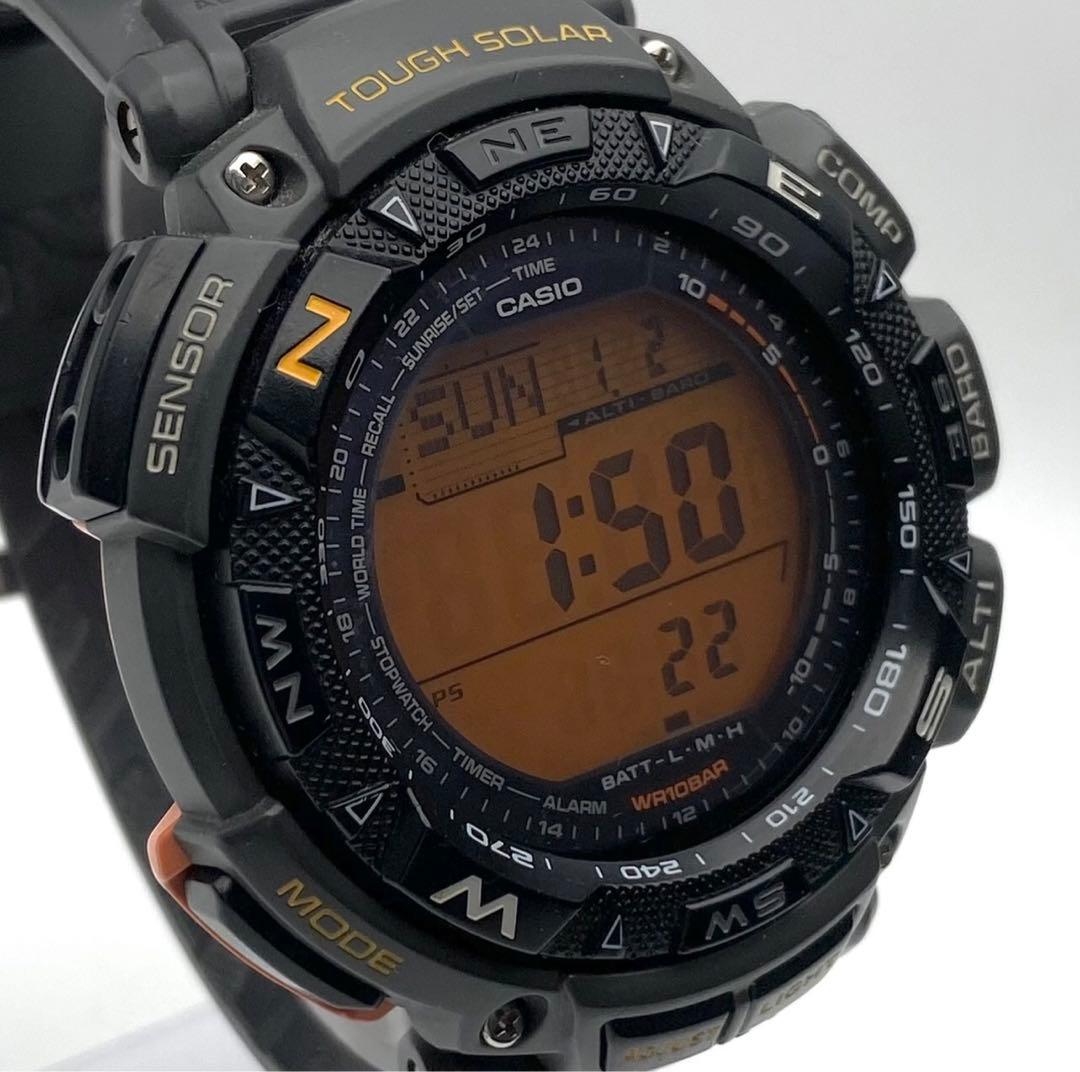 【稼働品】カシオ　プロトレック PRG-240 デジタル 腕時計
