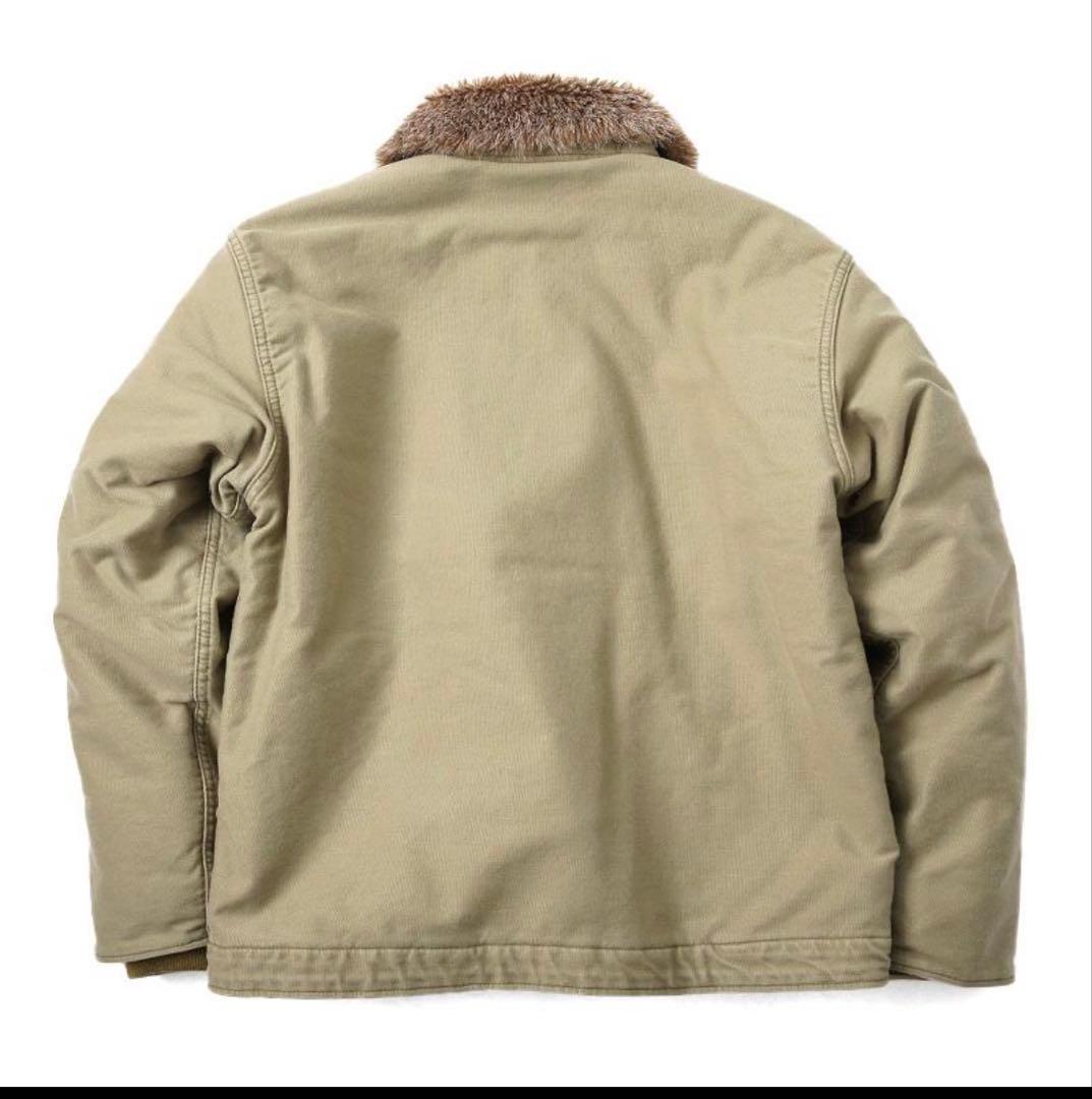 【新品同様】HOUSTON N-1 デッキジャケット 5N-1UD 42 TAN