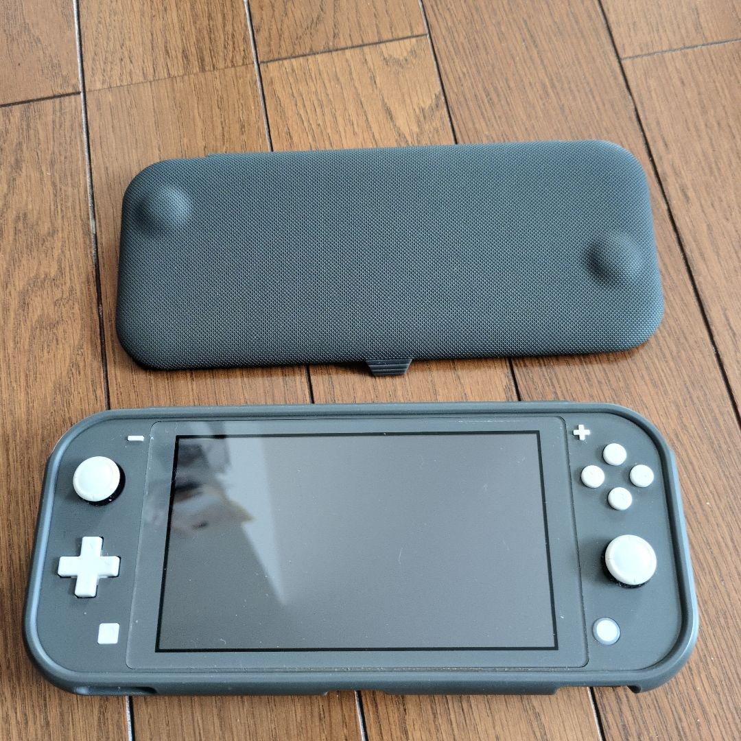 ニンテンドー スイッチ ライト グレー 任天堂 本体 カバー付