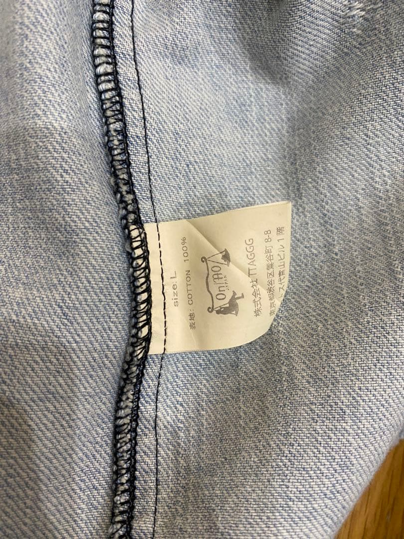 rin onffo ttaggg デニムシャツ
