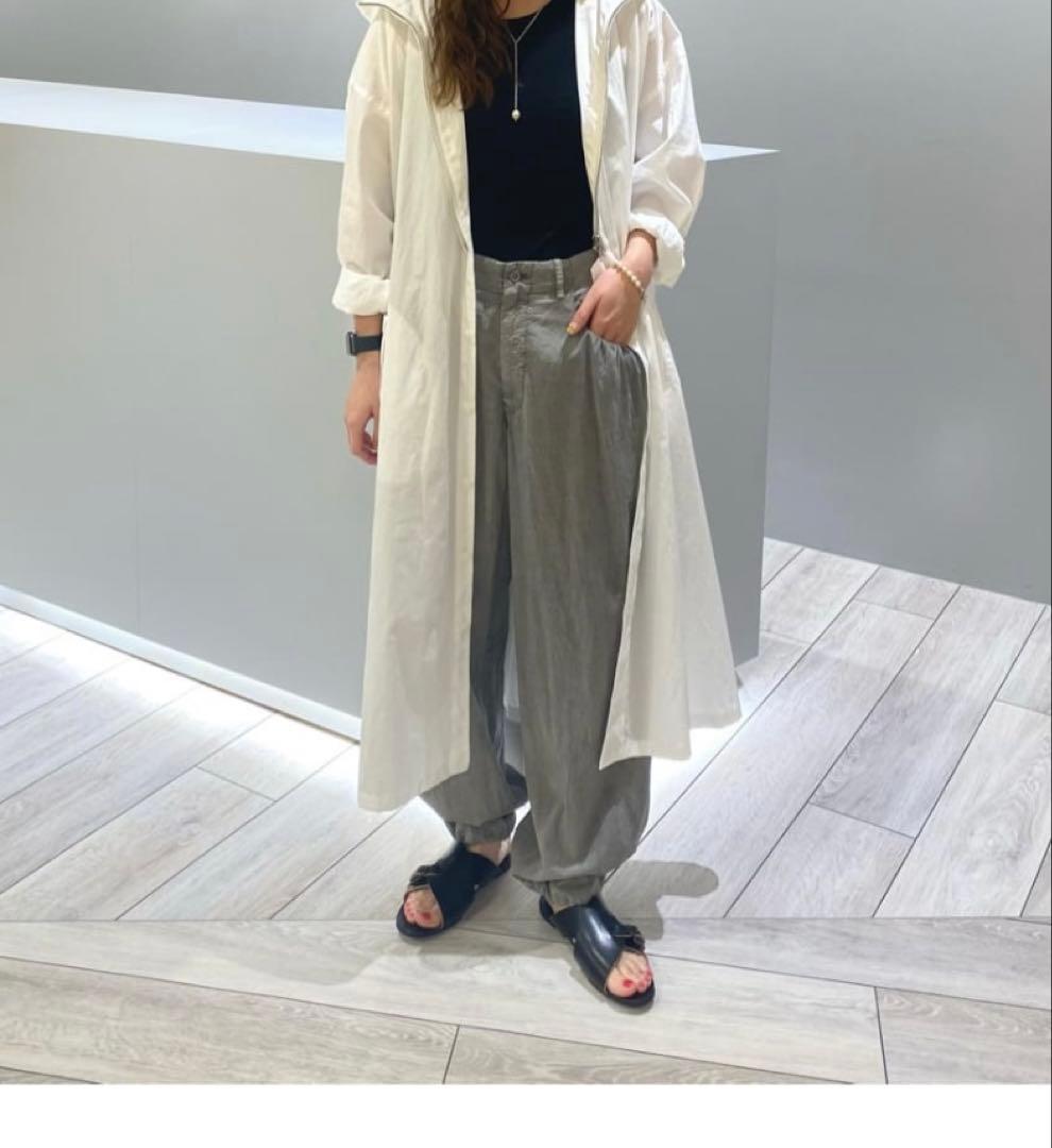 Y's ワイズ シワ加工パンツ　グレー　ヨウジヤマモト