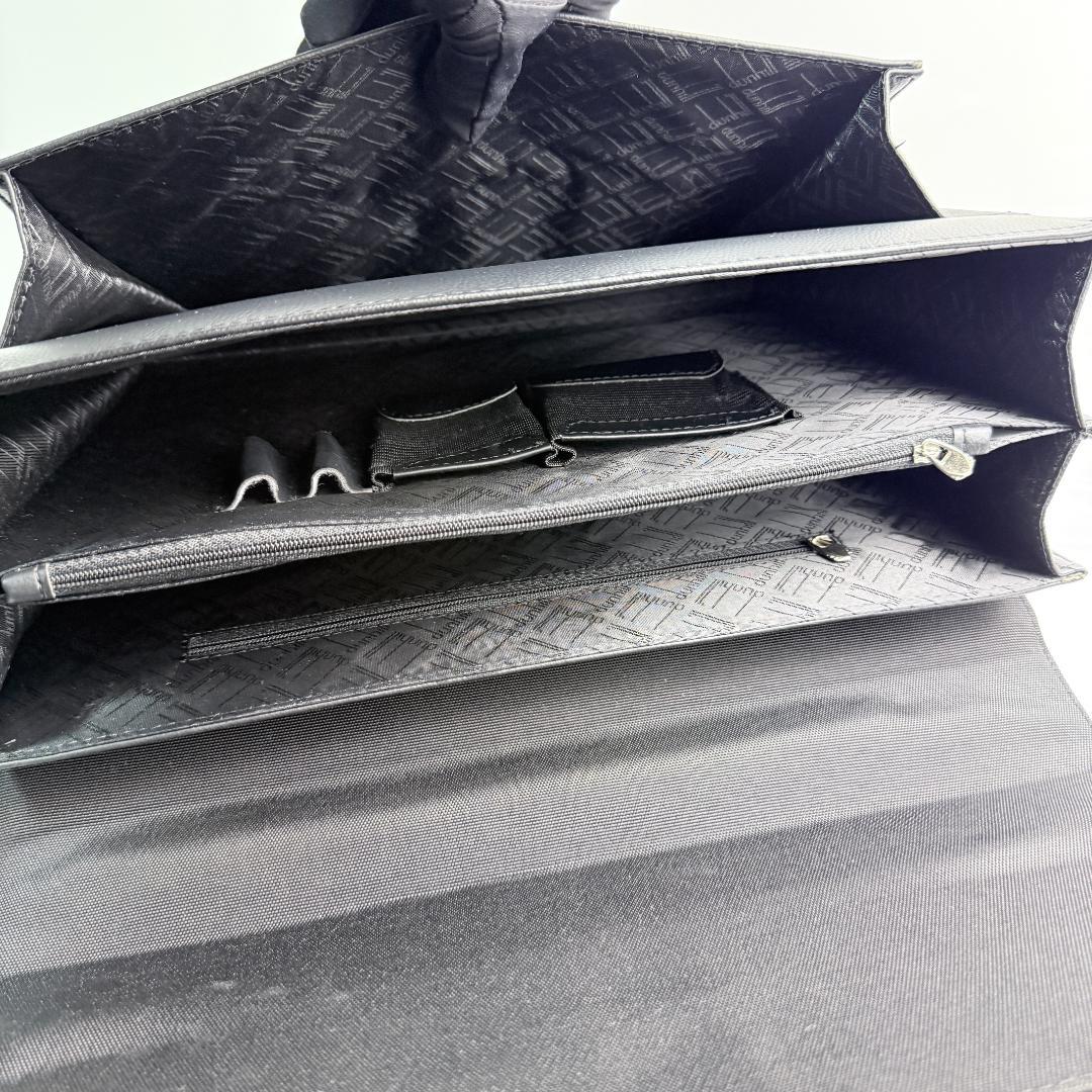 はち 美品 ダンヒル 2WAY ビジネスバッグ ショルダー A4 自立 黒