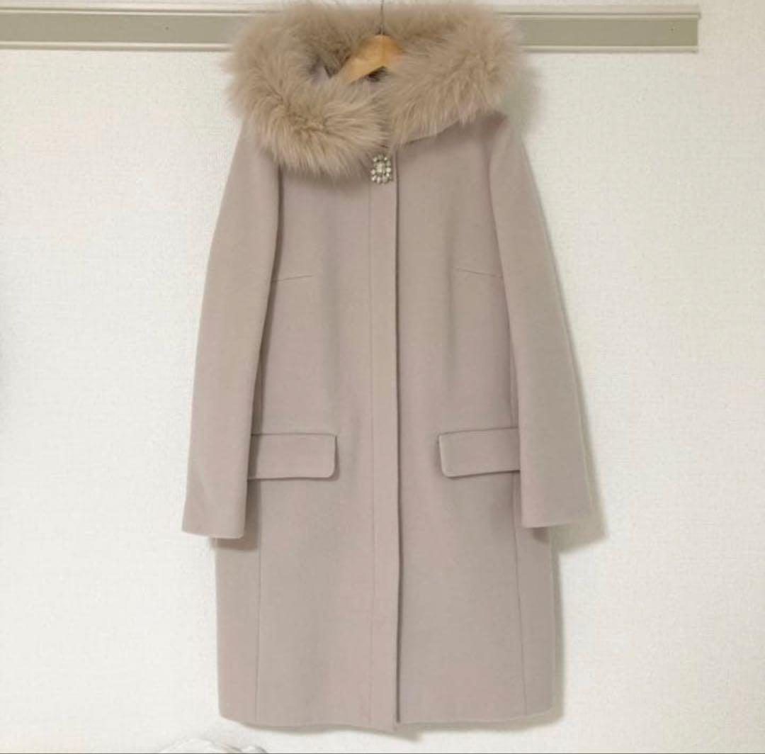 Apuweiser-riche フードファー付き5wayコートM size