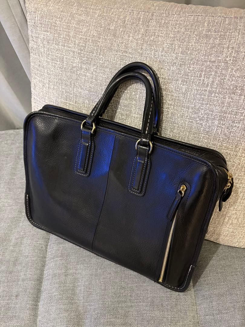 【美品】土屋鞄　ウルバーノ　アーバンブリーフ黒　メンズビジネスバッグ