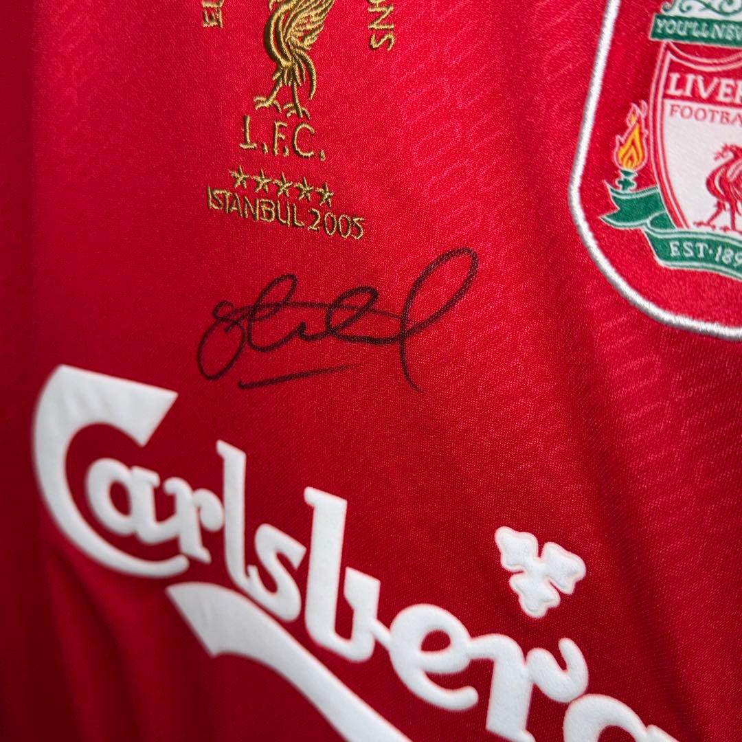 【正規品】リヴァプール スティーヴン ジェラード サイン入りユニフォーム
