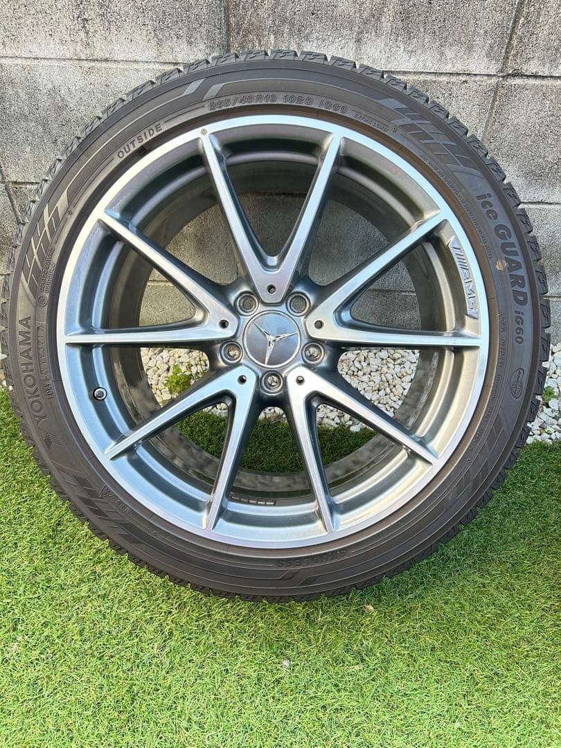 メルセデスベンツAMG E63 純正19インチ ホイール　ヨコハマ　IG60