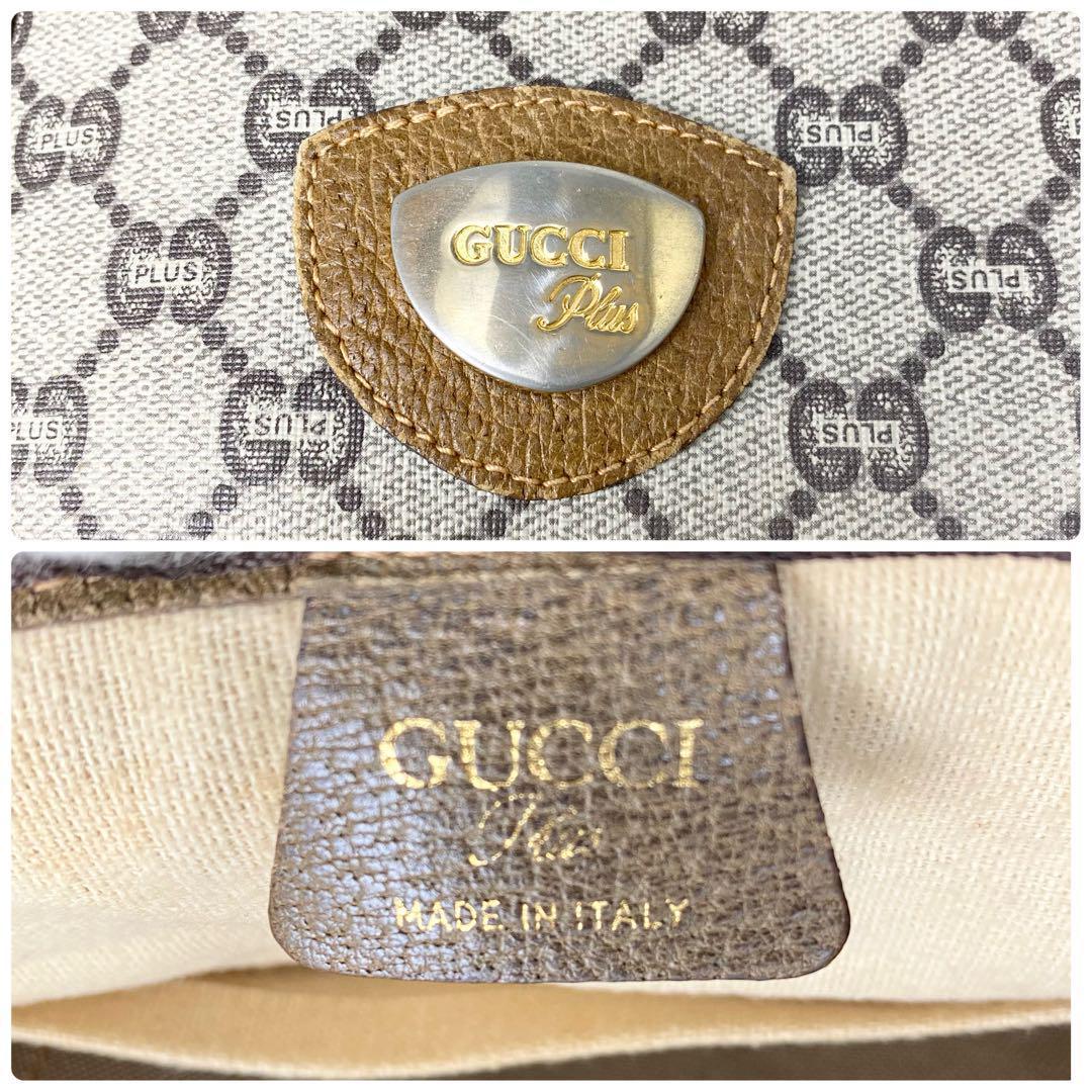 グッチプラス シェリーライン GG柄 トートバッグ ベージュ