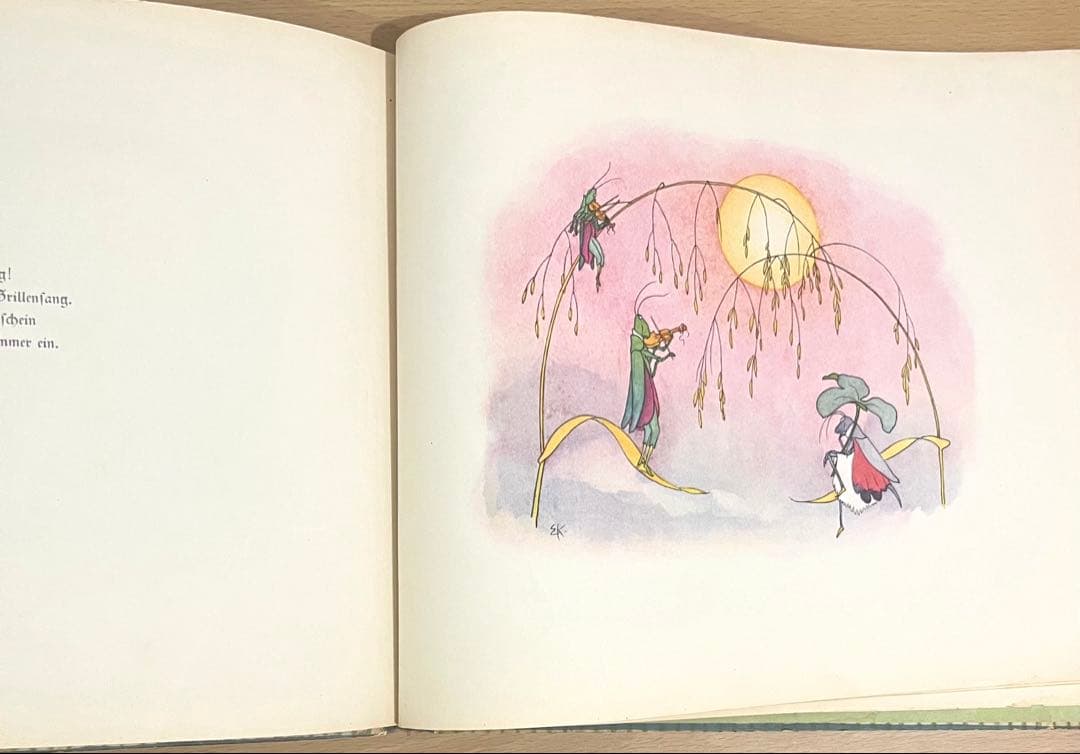 No.303 超希少 レア 古書 アンティーク 洋書 児童書 ドイツ 絵本 妖精