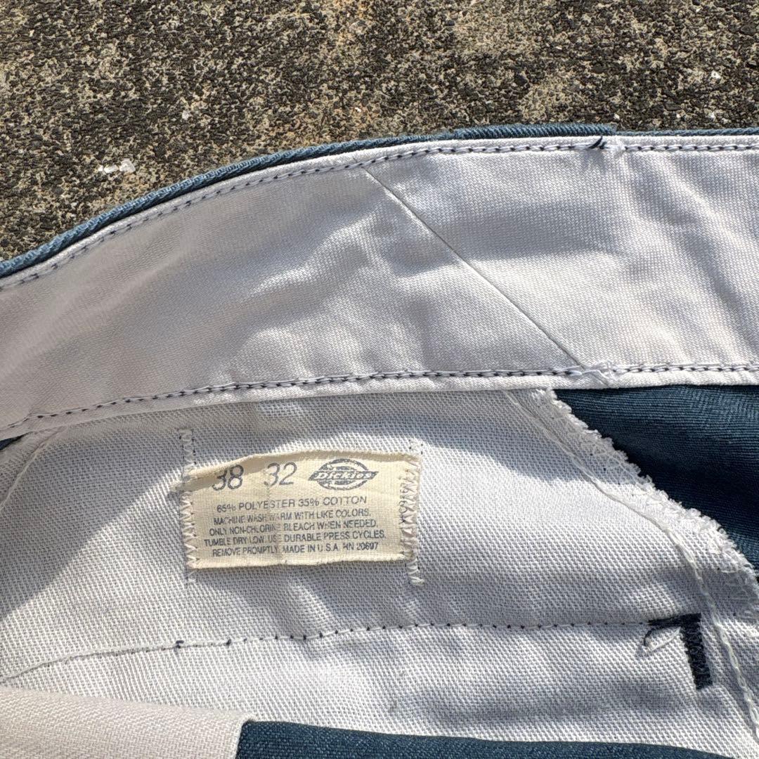 80s~ Dickies 874 USA製 チビタグ ネイビー フェード
