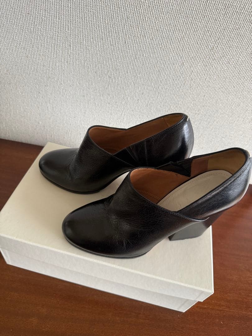 マルジェラ 37 ブーティ 黒 ブラック